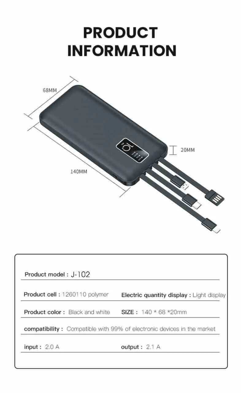 J-CELL POWERBANK J-102 13